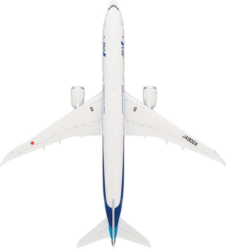NH20138 1:200 BOEING 787-10 JA900A 完成品（WiFiレドーム・ギアつき