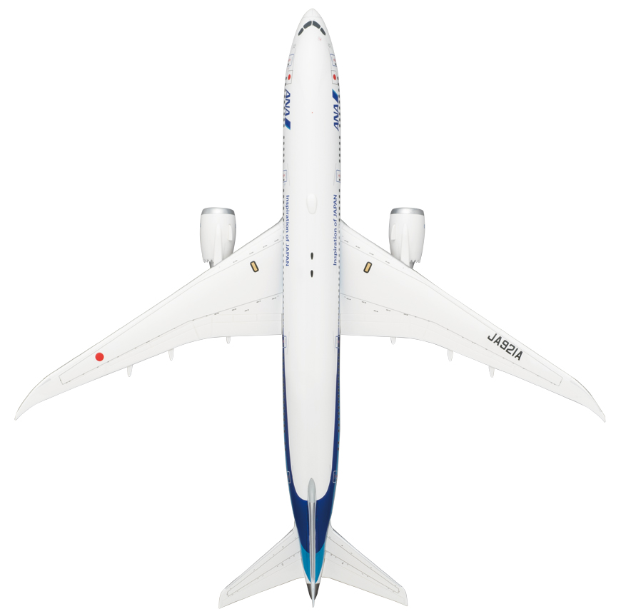 NH20168 1：200 BOEING 787-9 JA921A 完成品(WiFiレドーム・ギアつき
