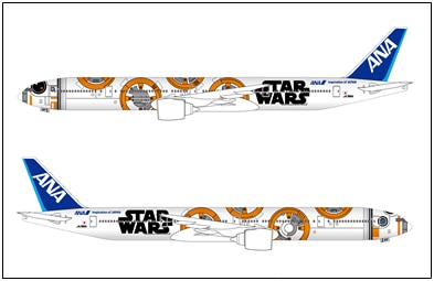 ANA『STAR WARS™プロジェクト』『BB-8™ ANA JET』（国際線仕様機）の