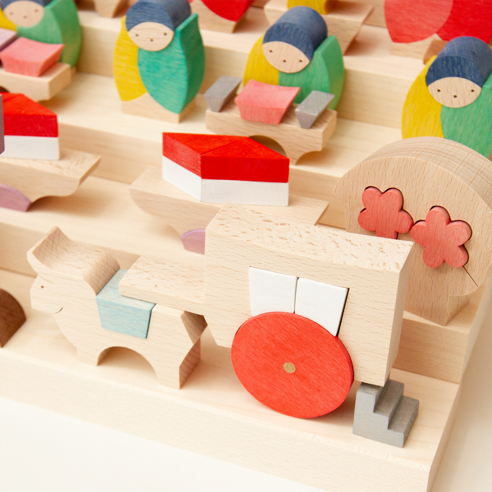 つぼみびな五段飾り【小黒三郎のひな人形】【KH427 R】 | ANDCHILD