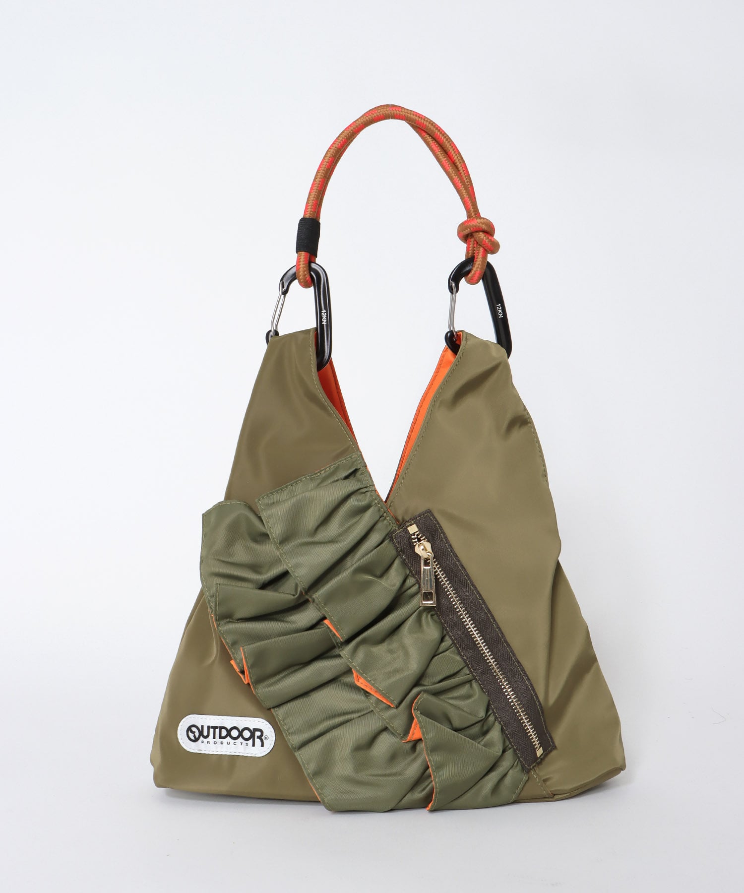 RISLEY×OUTDOOR PRODUCTS】miniトライアングルフリルバッグ | AND ON