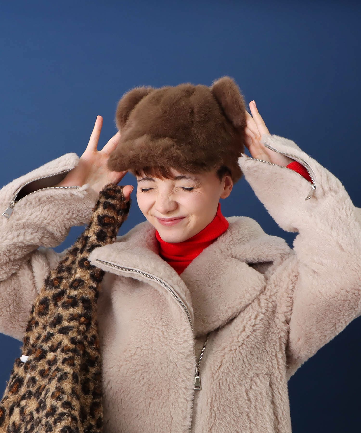 PANDAフェイクファ―CAP | AND ON JIONE STORE（アンドオン）ジオン商事