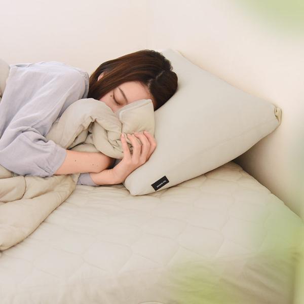 bon moment ドライコットン さらさら枕カバー 43×63cm 綿100