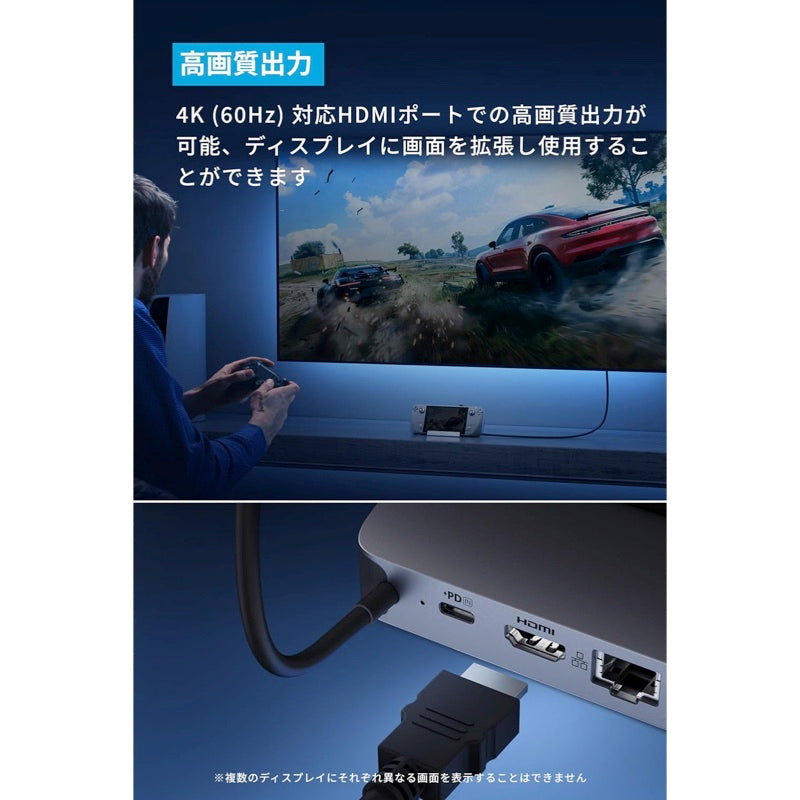 Anker USB-C ハブ (6-in-1, For Game Console) |ハブの製品情報