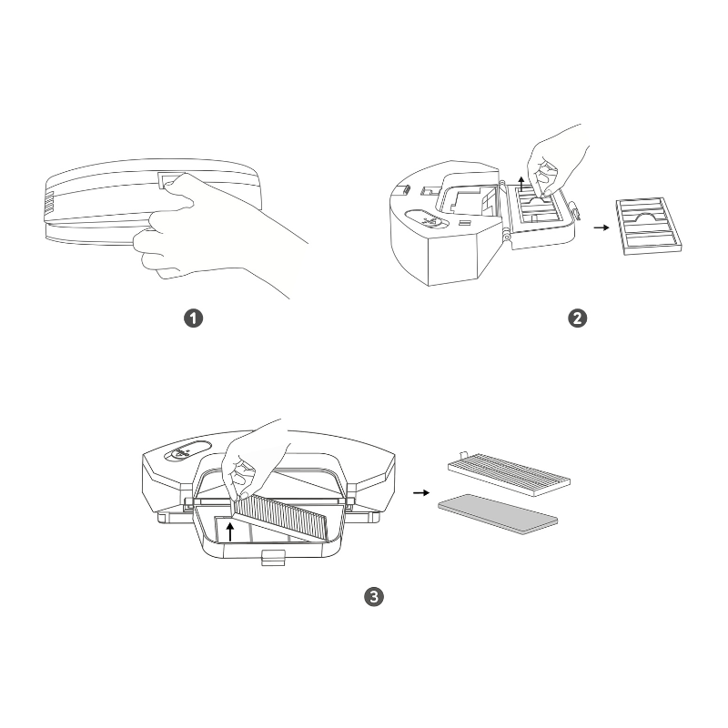 交換用フィルターセットEufy RoboVac (L35 Hybrid+ 対応) | 掃除機