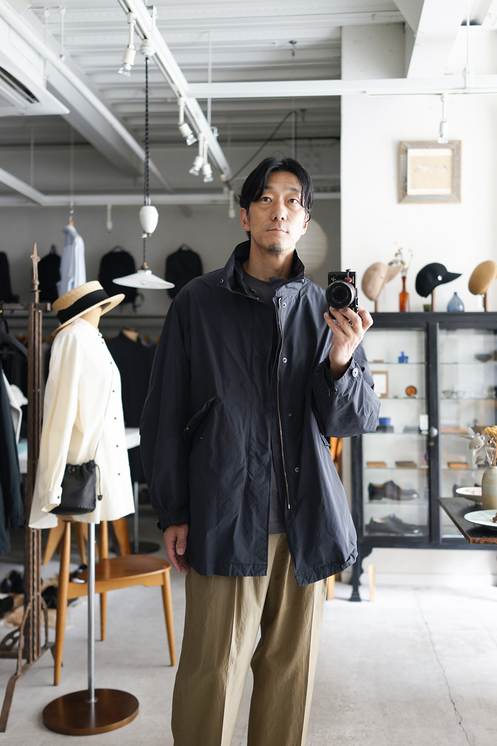 ATON」AIR WEATHER | SHORT MODS COAT | ANOTHER LOUNGE