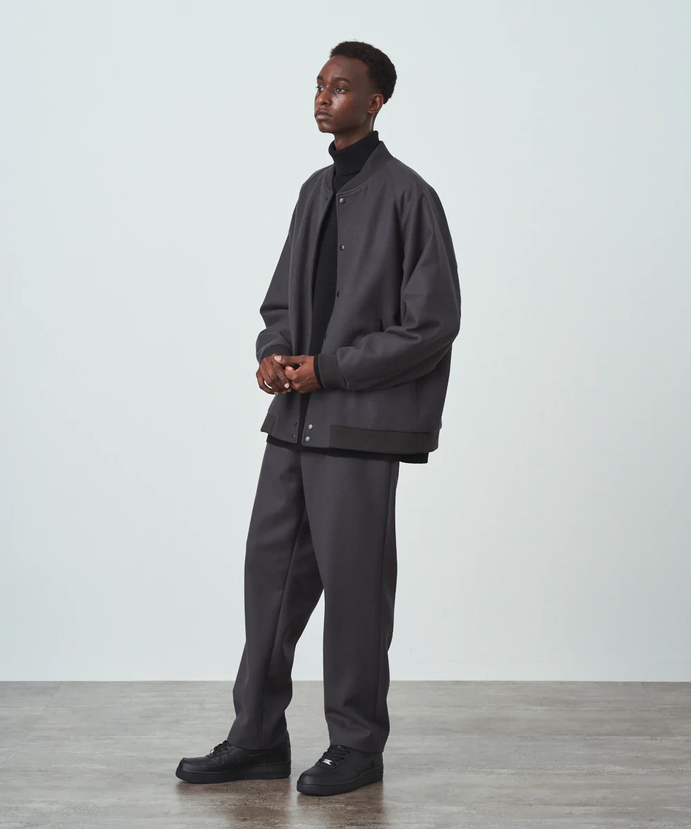 ATON」SUPER 160'S DOUBLE SAXONY | LETTERMAN JACKET | ANOTHER LOUNGE