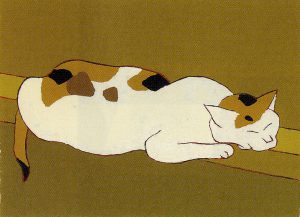 熊谷守一「猫」の買取・査定は美術のプロにお任せ下さい。 | 絵画骨董