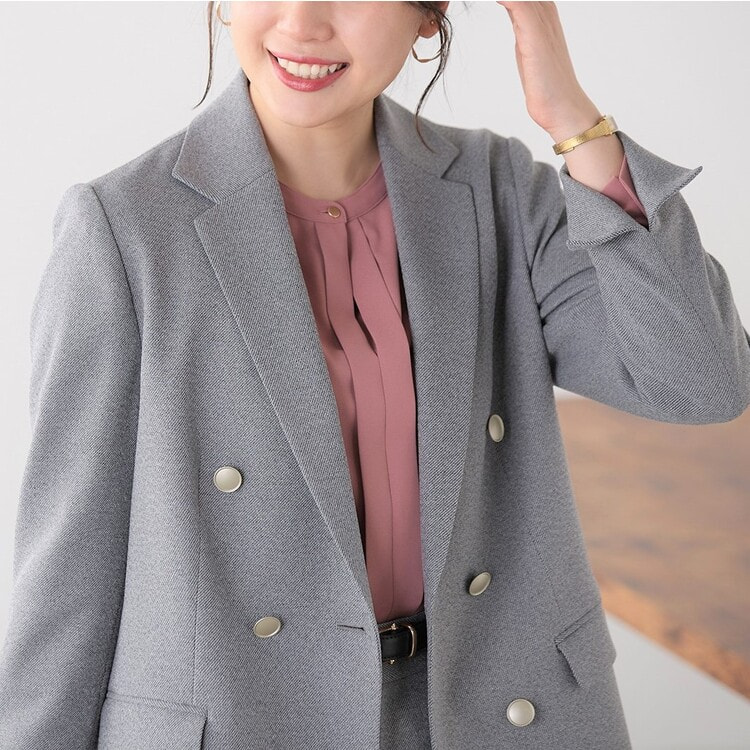 ツイードストレッチ ダブルジャケット セットアップ着用可【AOKI公式通販】