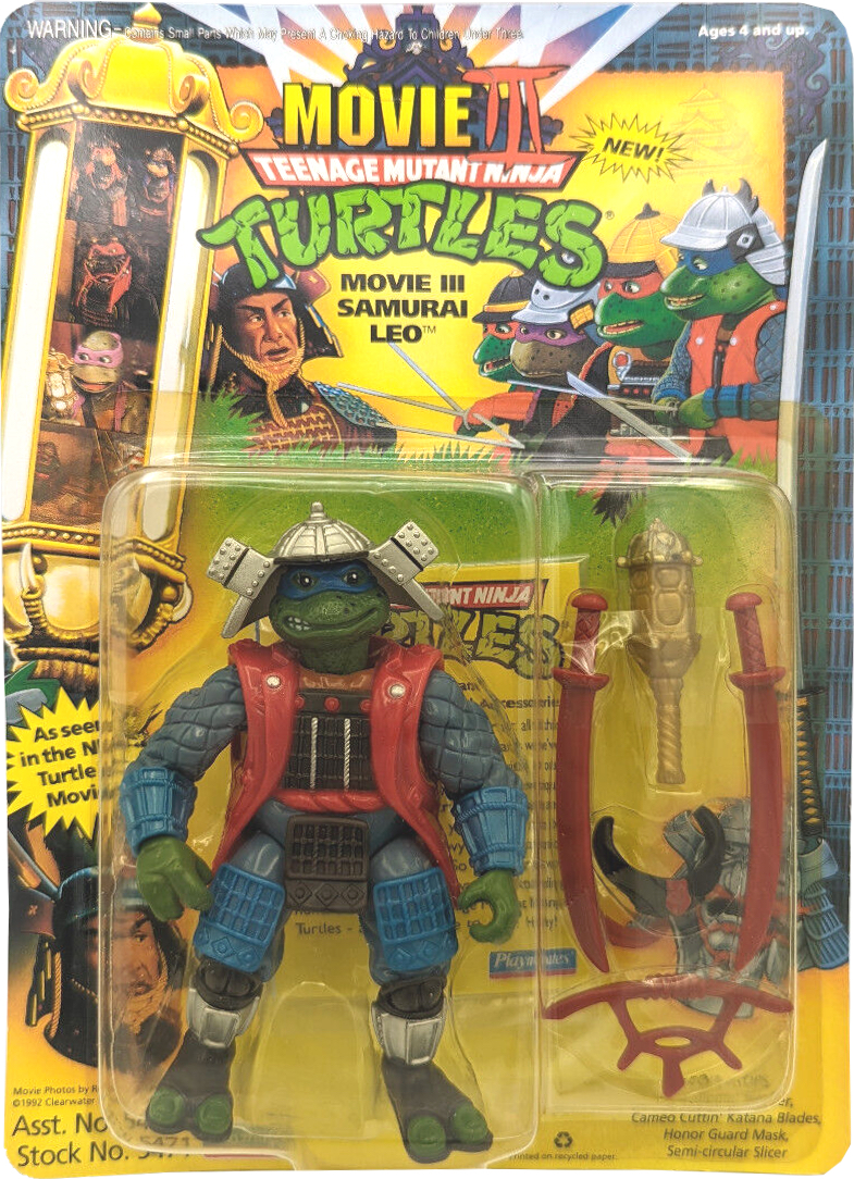 Teenage Mutant Ninja Turtles Playmates Movie III Samurai