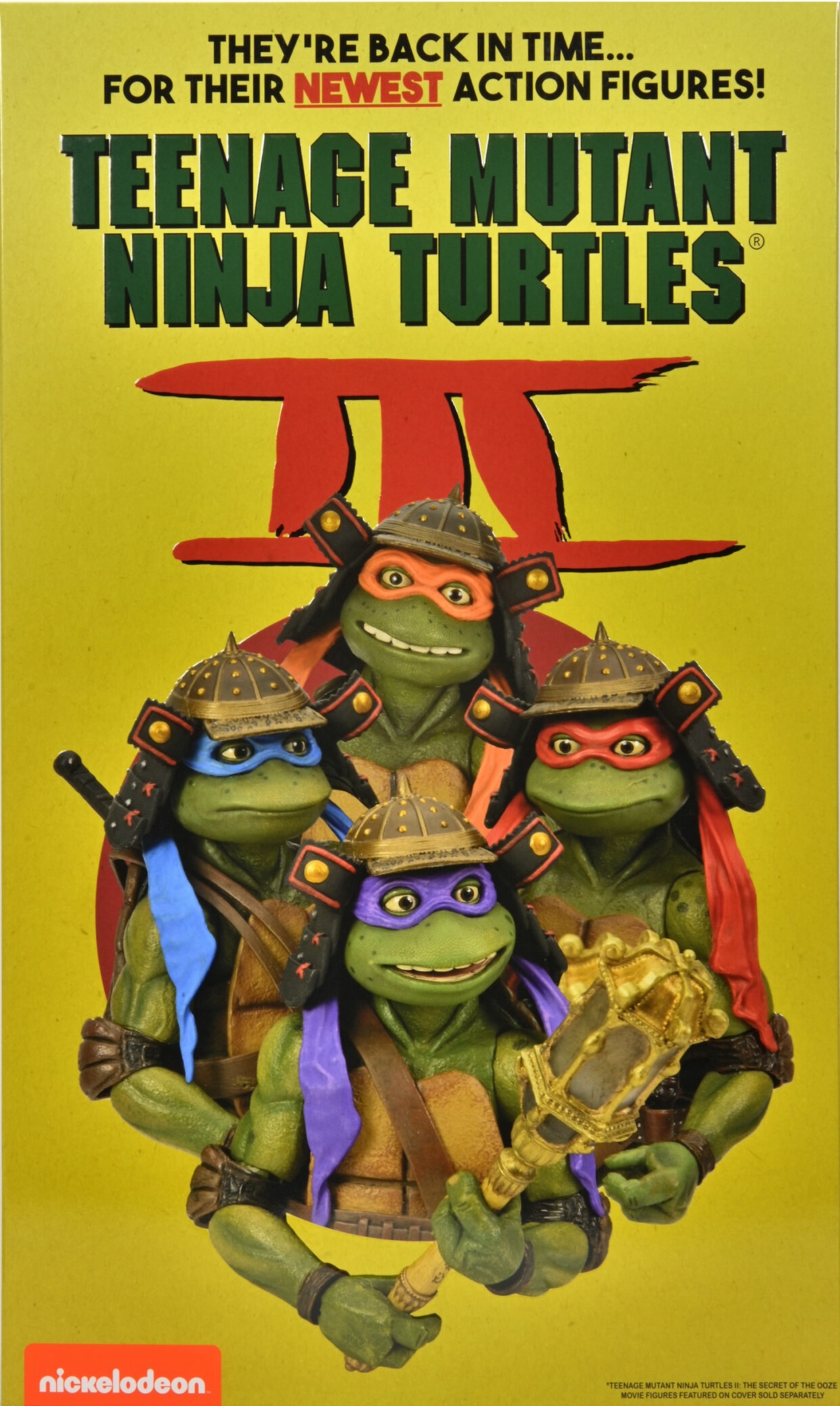 Teenage Mutant Ninja Turtles NECA Samurai 4 Pack (Turtles 3)
