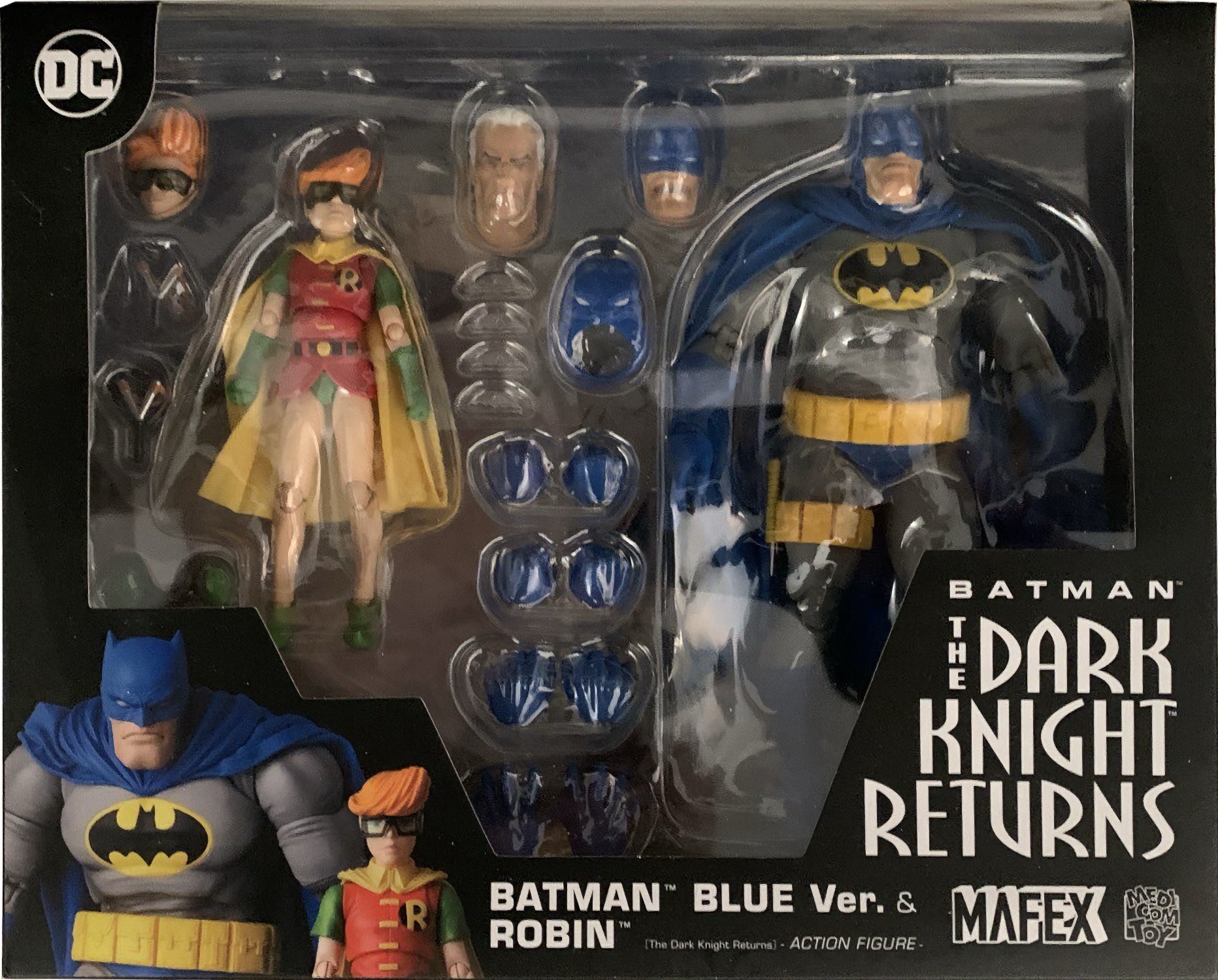 DC Mafex DC Comics Batman Blue Version & Robin (The Dark Knight