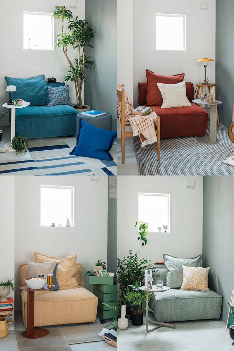 ふんわりもっちり、包み込まれるような座り心地のソファ「MITON