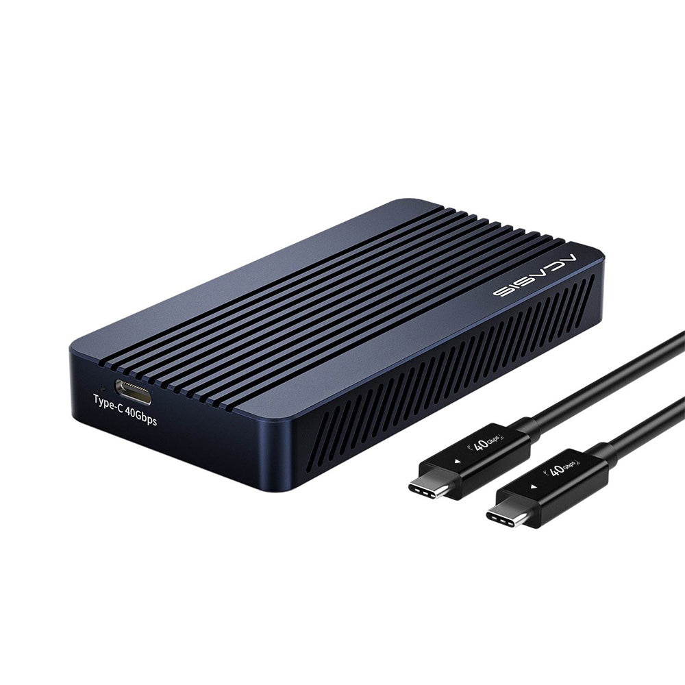 Acasis 40Gbps Tool-free M.2 NVMe SSD Enclosure Compatible with Thunder
