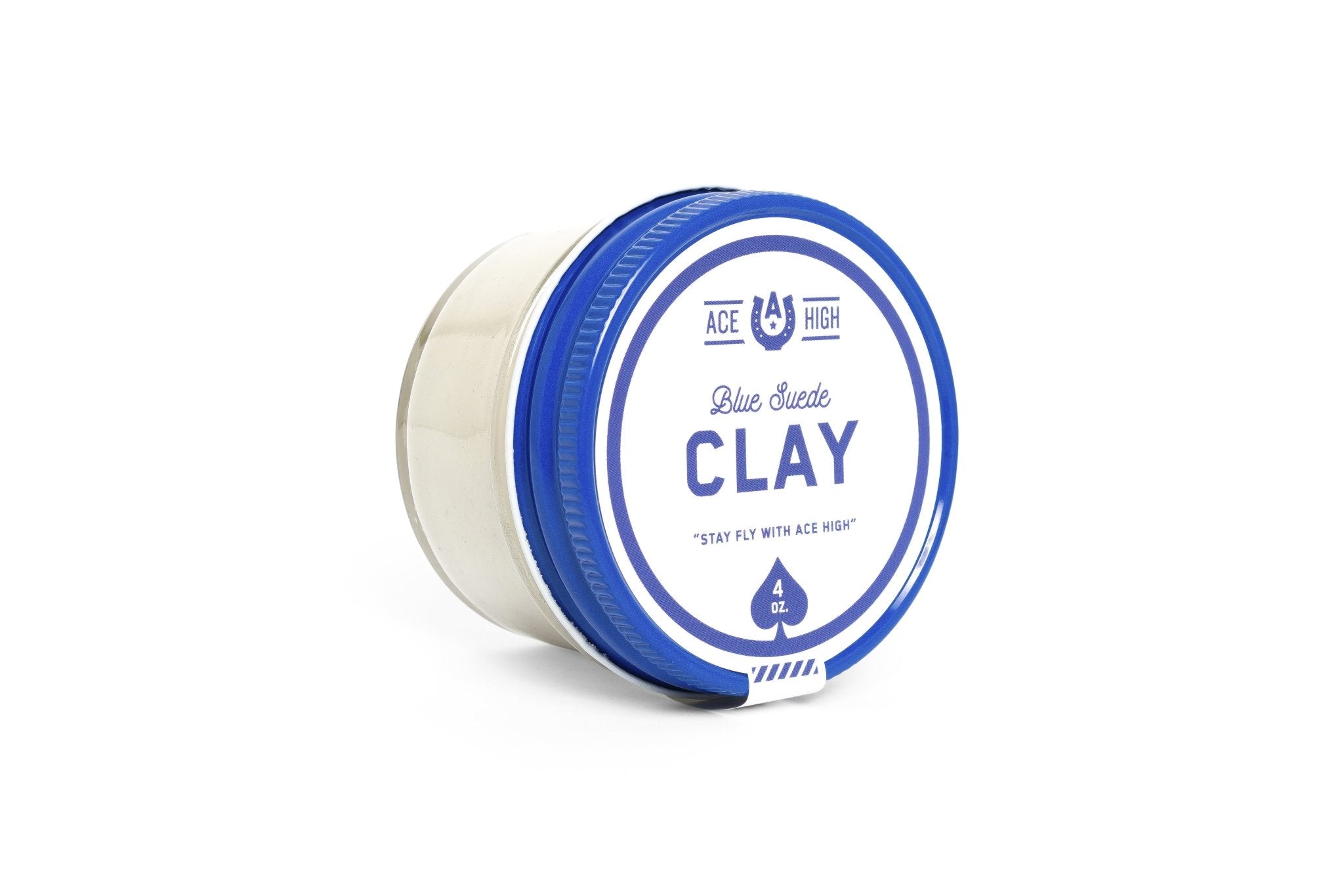 Blue Suede Clay | Firm Hold, Low Shine, Texture Styling Clay – Ace