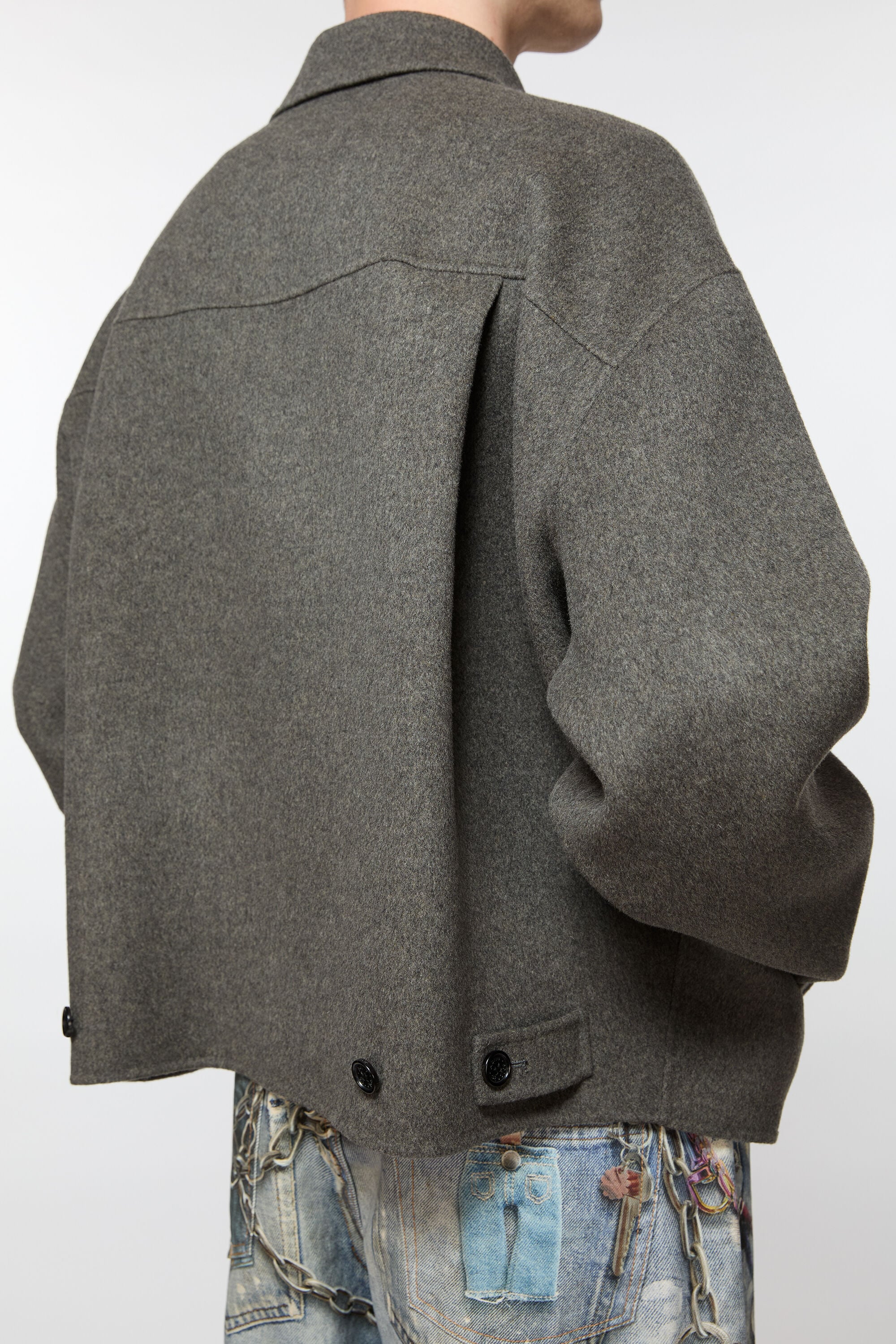 Acne Studios - ウールジャケット - Graphite grey