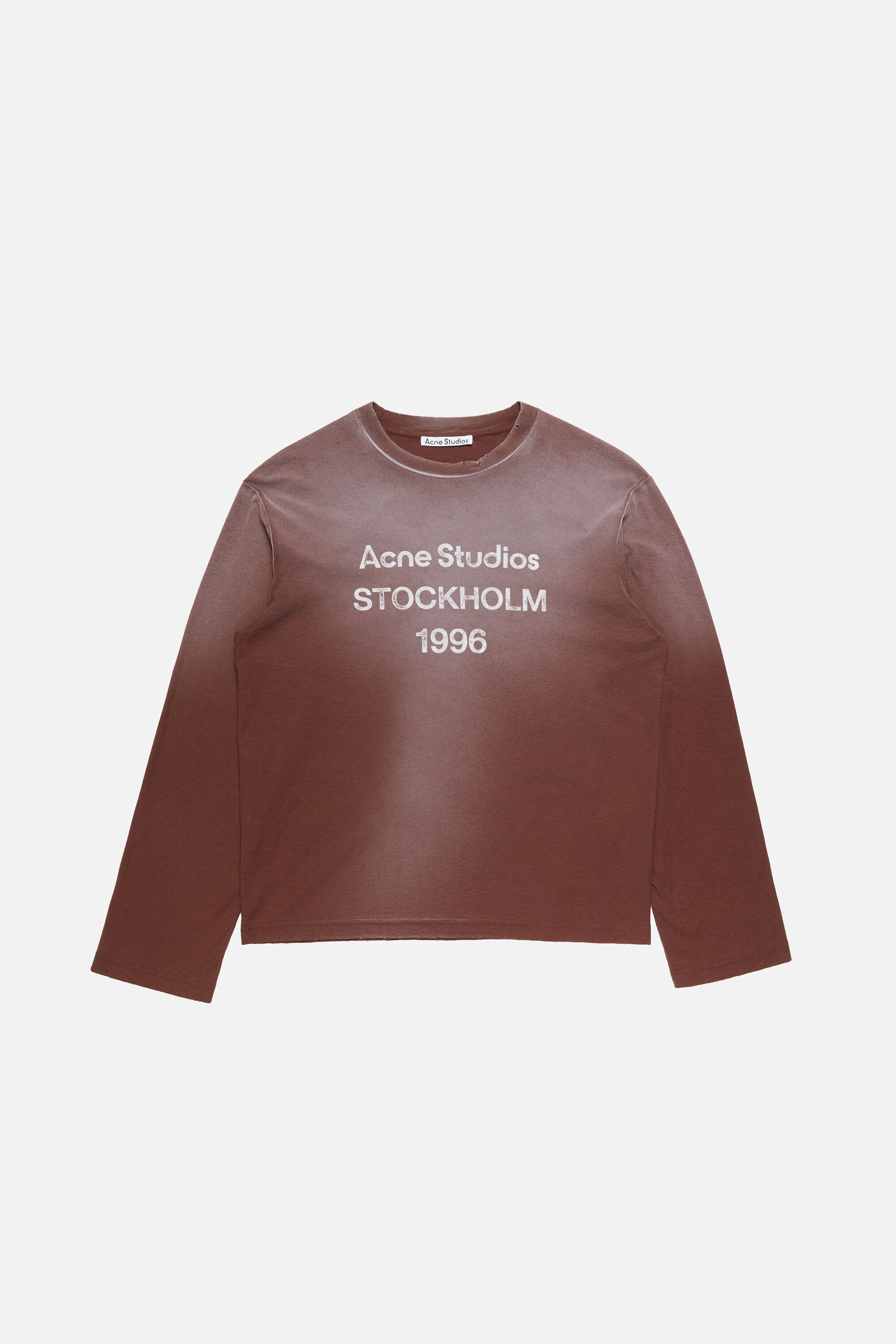 Acne Studios - Logo t-shirt - Relaxed fit - Chocolate brown