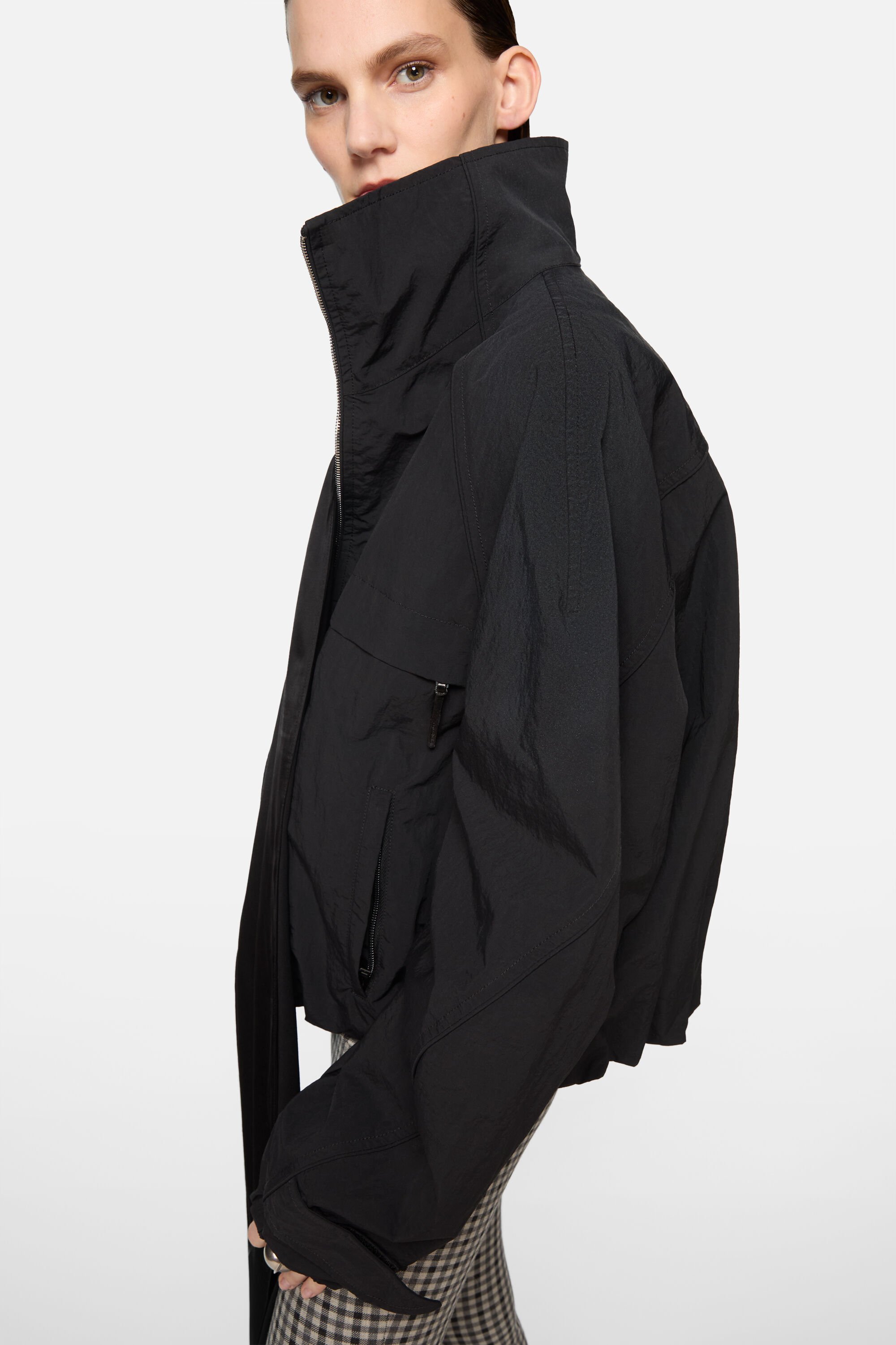 Acne Studios - Nylon logo jacket - Black