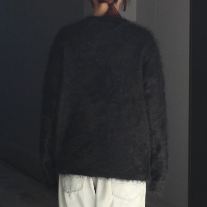ssstein - 【残り一点】Cashmere Shaggy Knit Crew Neck LS | ACRMTSM