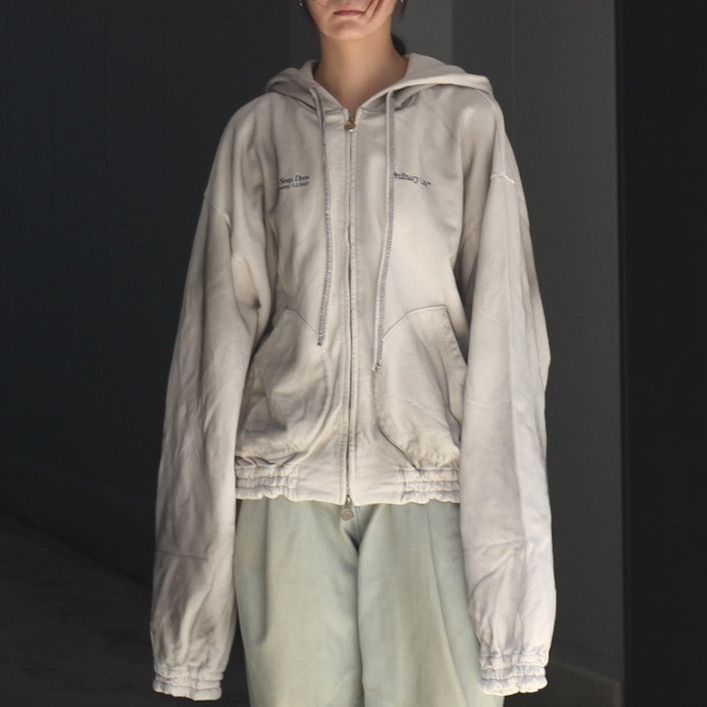 SHINYAKOZUKA - 【残り一点】Washed Ordinary Old Style Zip Hoodie