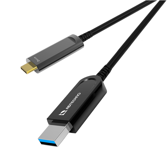 AUN-3M2-xxx | 10Gbps対応 光ファイバUSBケーブル A-C | ADTECHNO Inc