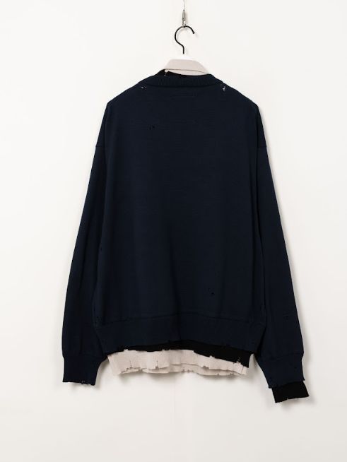 Maison MIHARA YASUHIRO - トリプルレイヤードニットプルオーバー