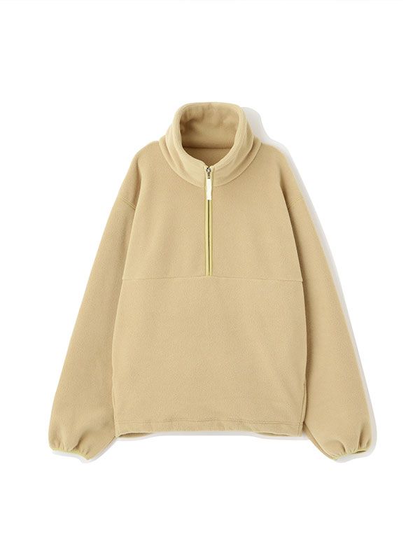 ETRE TOKYO - ドロストヘムエコフリースハーフジッププルオーバー