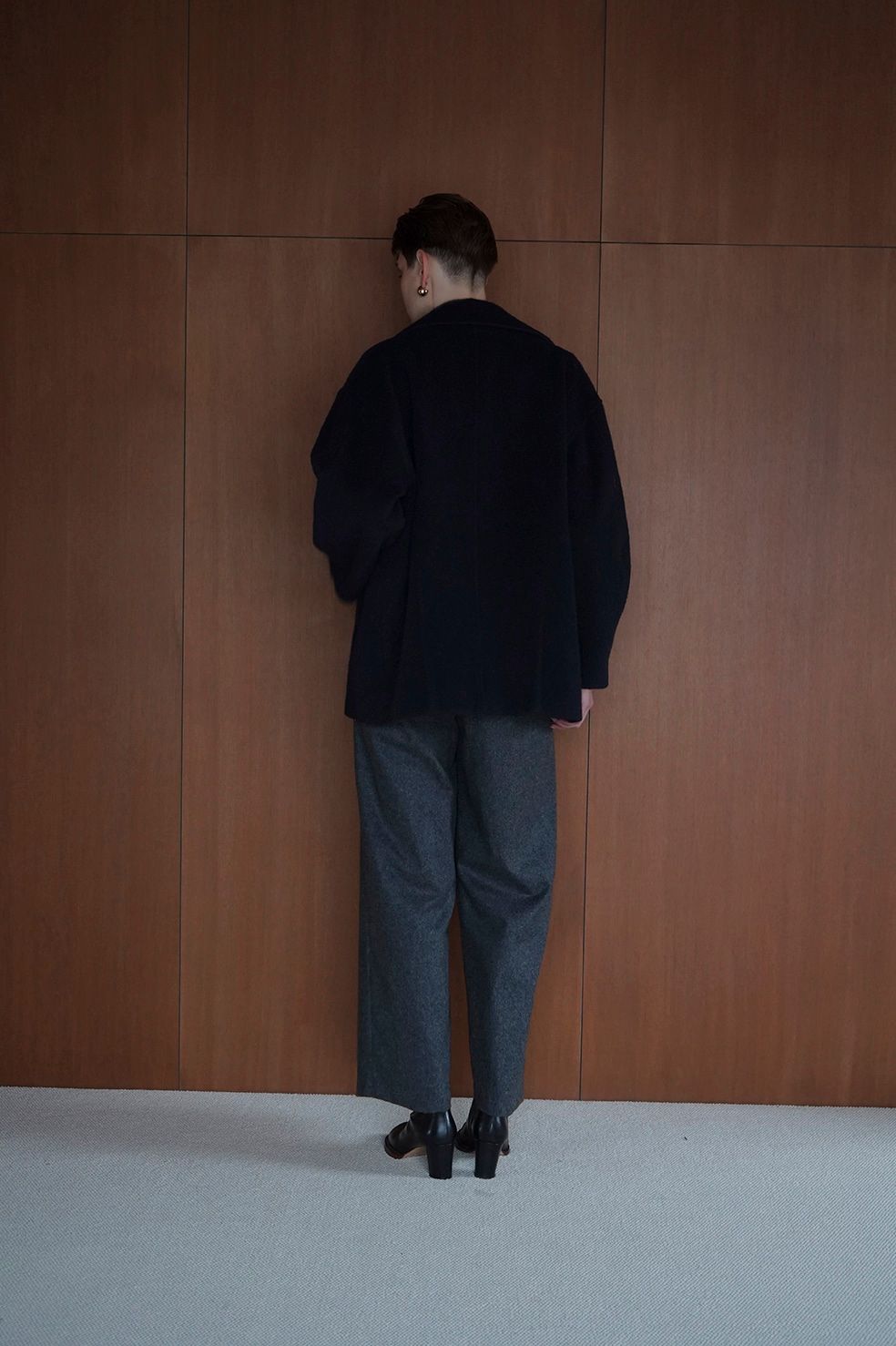 CLANE - オーバー ライン ダブル コート - OVER LINE DOUBLE COAT