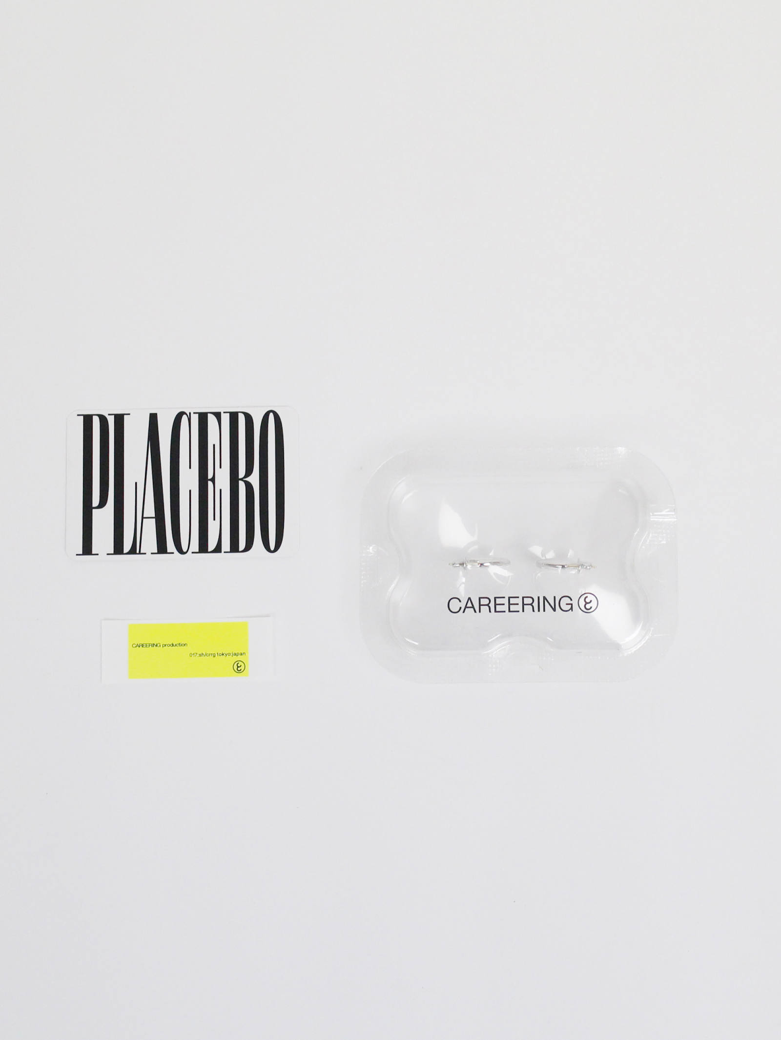 CAREERING - 【両耳用】プラシーボピアス PLACEBO 501(SV) ｜小栗旬