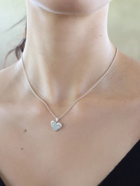 TEN. - ハートシルフィウムネックレス - SV / シルバー 【桃 さん着用