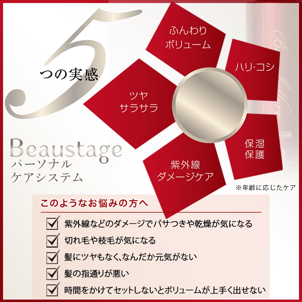 ビューステージ ビューフラーレヘアケアトリートメント 質感にこだわっ