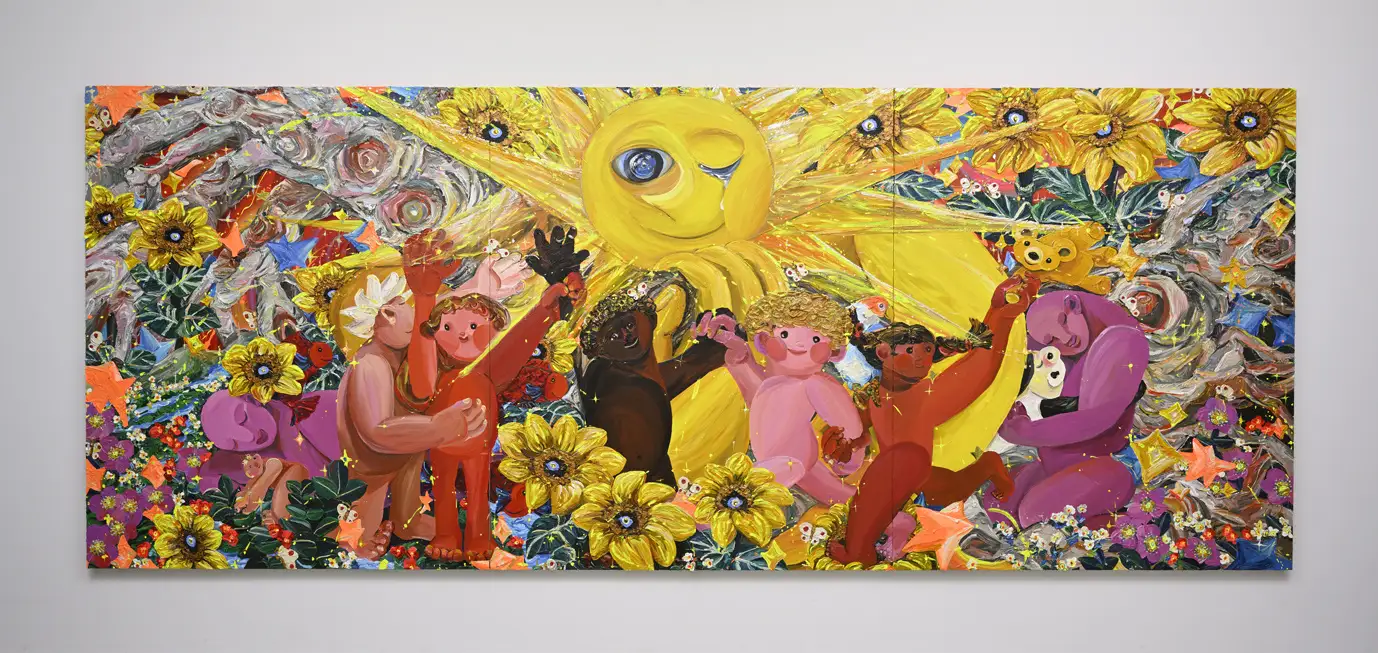 水戸芸術館現代美術ギャラリーで「近藤亜樹：我が身をさいて、みた世界