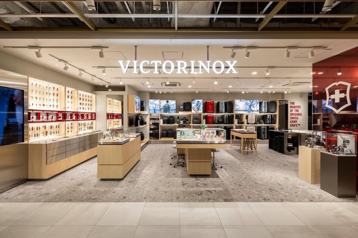 Dalziel & Pow creates a sharp new look for Victorinox stores in