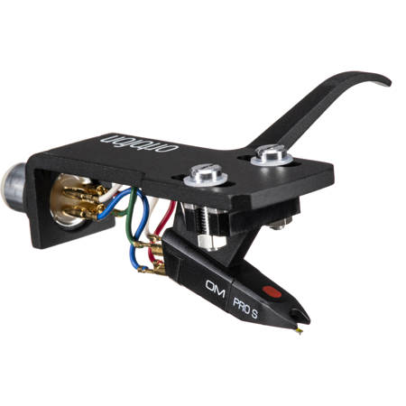 Ortofon OM Pro S Cartridge with Stylus Pre-Mounted on SH-4 Black
