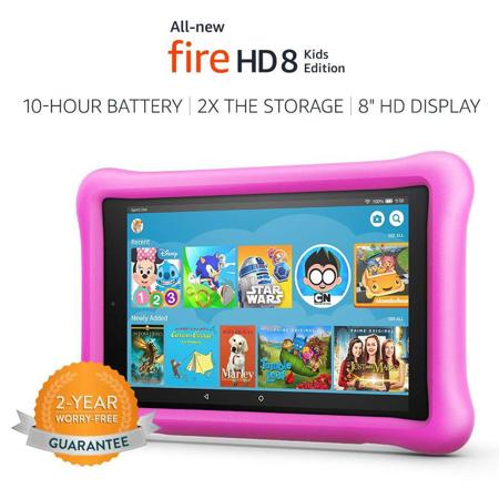 Amazon Fire HD 8 Kids Edition Tablet (8th Generation), Pink Kid