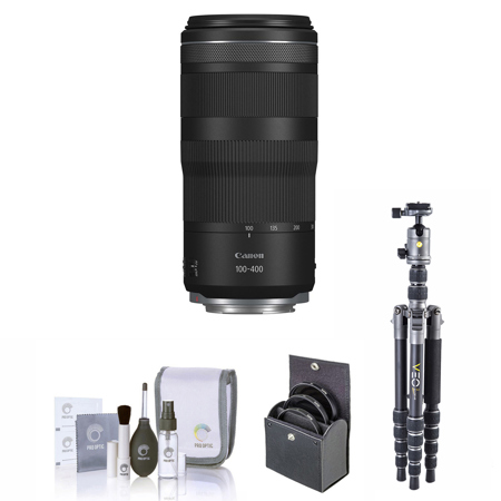 Canon RF 100-400mm f/5.6-8 IS USM Lens with Tripod Kit 5050C002 TK