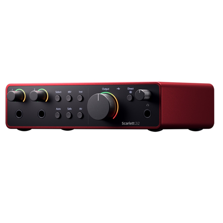 Focusrite Scarlett 2i2 3rd Gen 2x2 USB Audio Interface w/SW