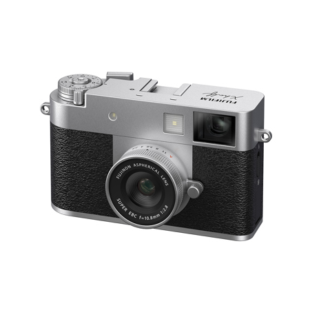 Fujifilm X half Digital Camera, Silver, Free Accessories Bundle
