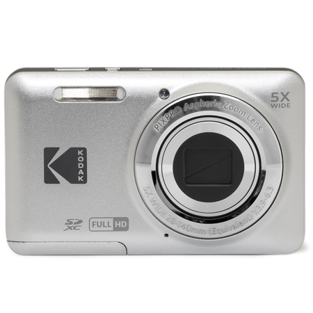 Kodak PIXPRO FZ55 Friendly Zoom Digital Camera, Silver FZ55-SL