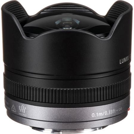 Panasonic LUMIX G Fisheye 8mm f/3.5 Lens for Micro Four Thirds H-F008