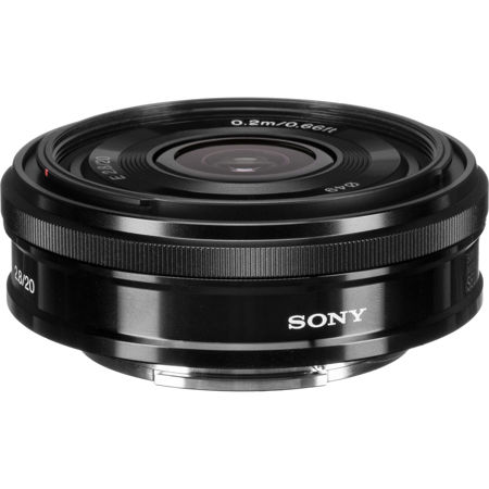 USED Sony 20mm F2.8 Alpha E-mount NEX Camera Lens, Black - Adorama