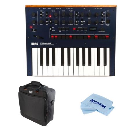 Korg Monologue 25-Key Monophonic Analog Synthesizer w/Gator Cases