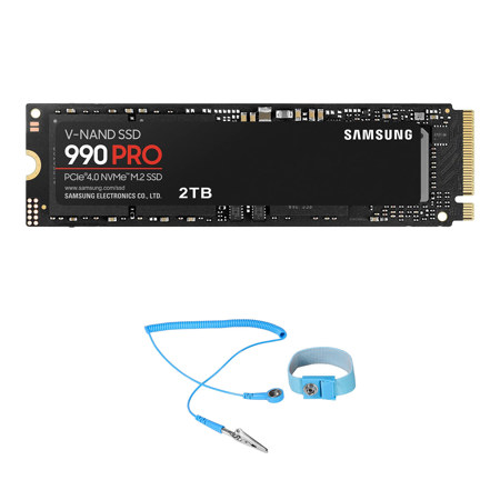 Samsung 990 PRO 2TB PCIe Gen4 NVMe M.2 Internal SSD,w/6' Anti