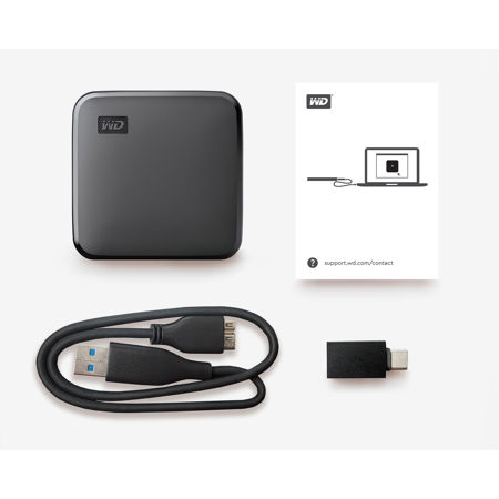 WD Elements SE 2TB Portable External SSD WDBAYN0020BBK-WESN - Adorama