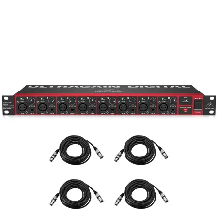 Ultragain Digital ADA8200 Audiophile 8 In/8 Out ADAT Audio