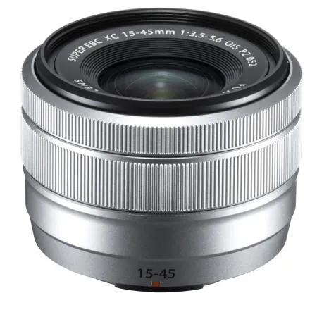 Fujifilm XC 15-45mm f/3.5-5.6 OIS PZ Lens, Silver - Adorama