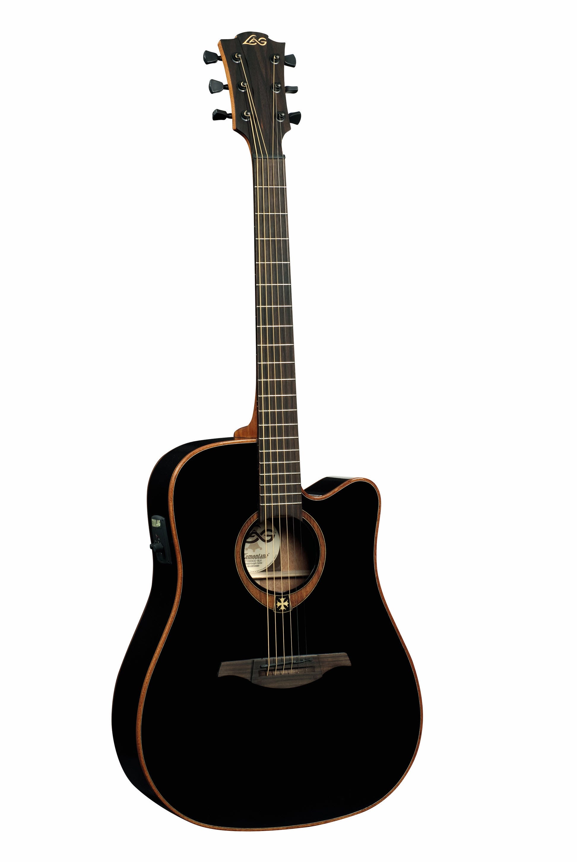 Lag Tramontane T100ASCE Auditorium Slim Cutaway Acoustic-Electric