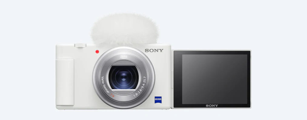 Sony ZV-1 Compact 4K HD Camera, White DCZV1/W - Adorama