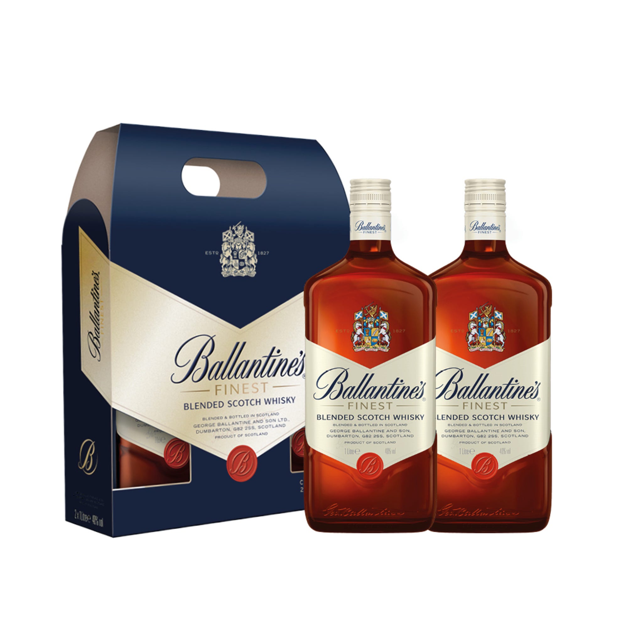 Ballantine's | Finest Blended Scotch Whisky - Twin Pack 40° 2 l