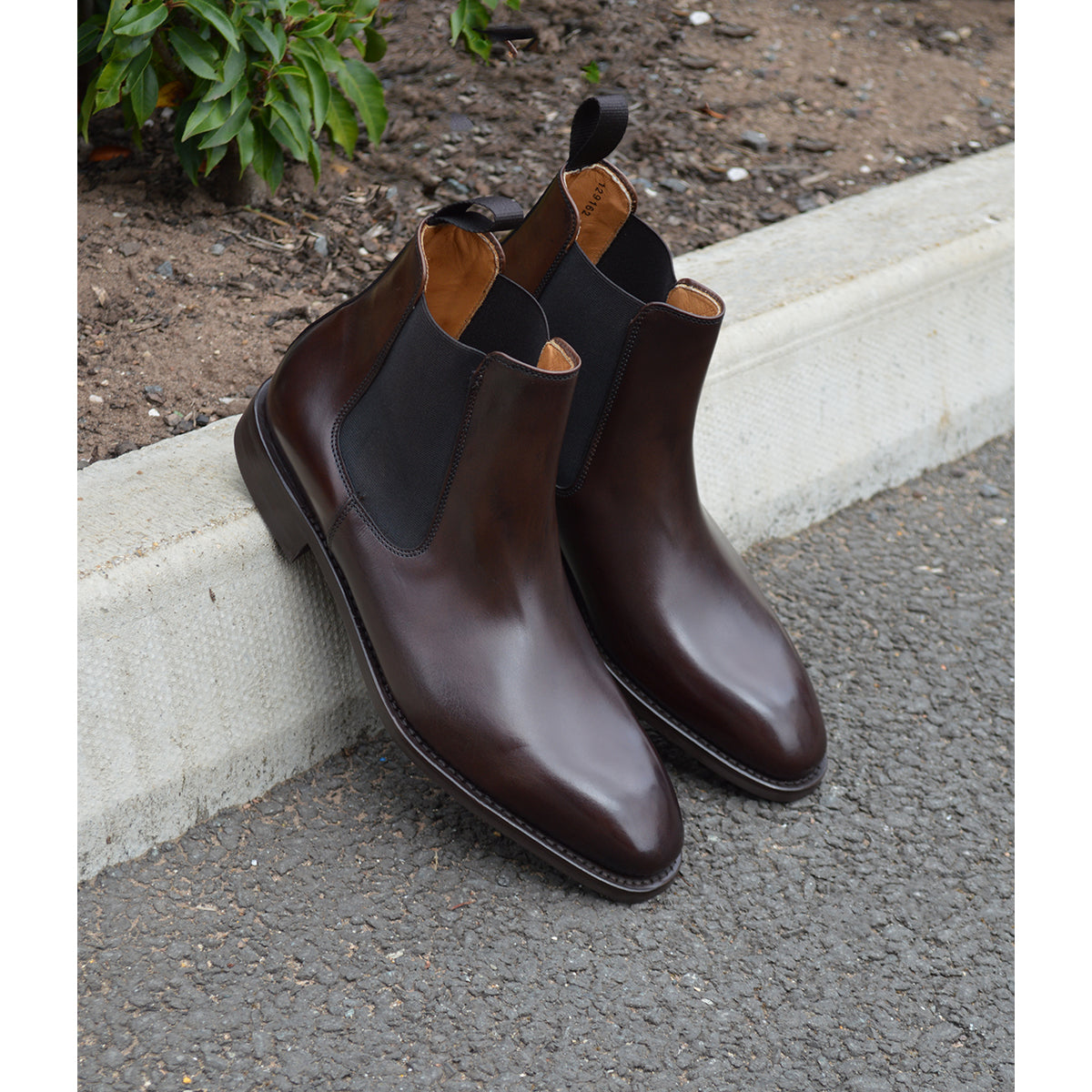 Berwick 1707 Chelsea Boot (475) Dark Brown | Spanish Goodyear